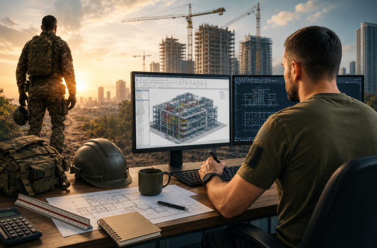From Military Experience to an Engineering Career: How Veterans Can Build a New Career in BIM and CAD